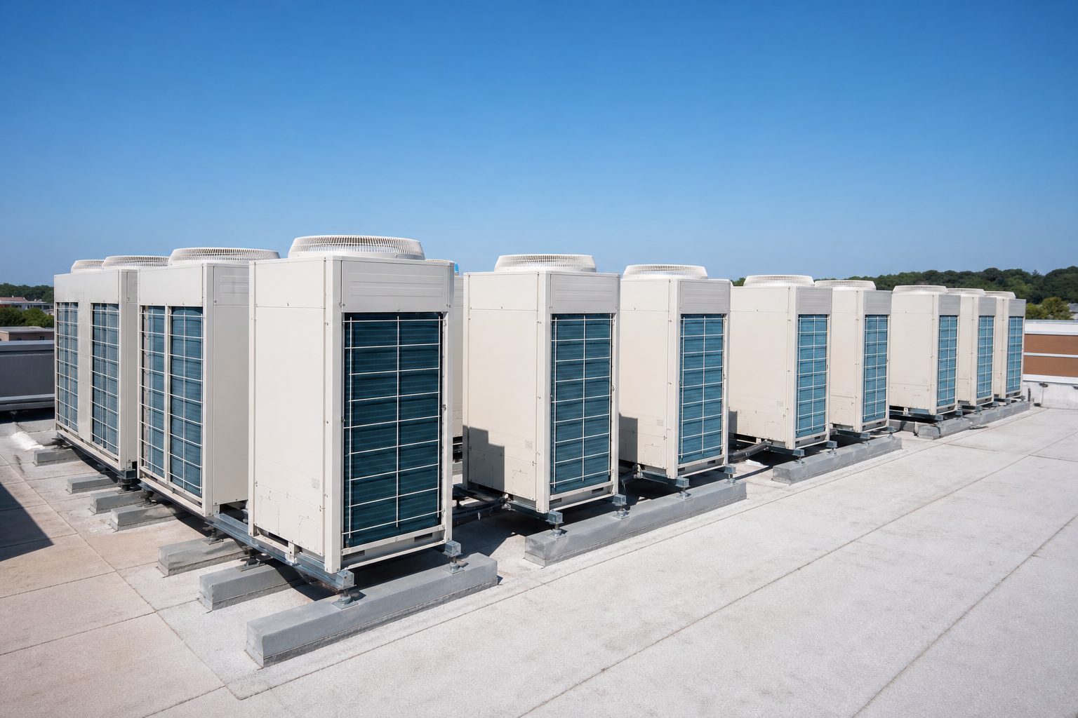 Daikin VRV, Sky Air, rooftops και chillers