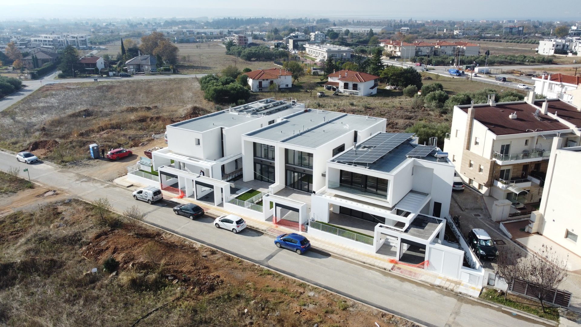5 Star Villas — drone φάση κατασκευής