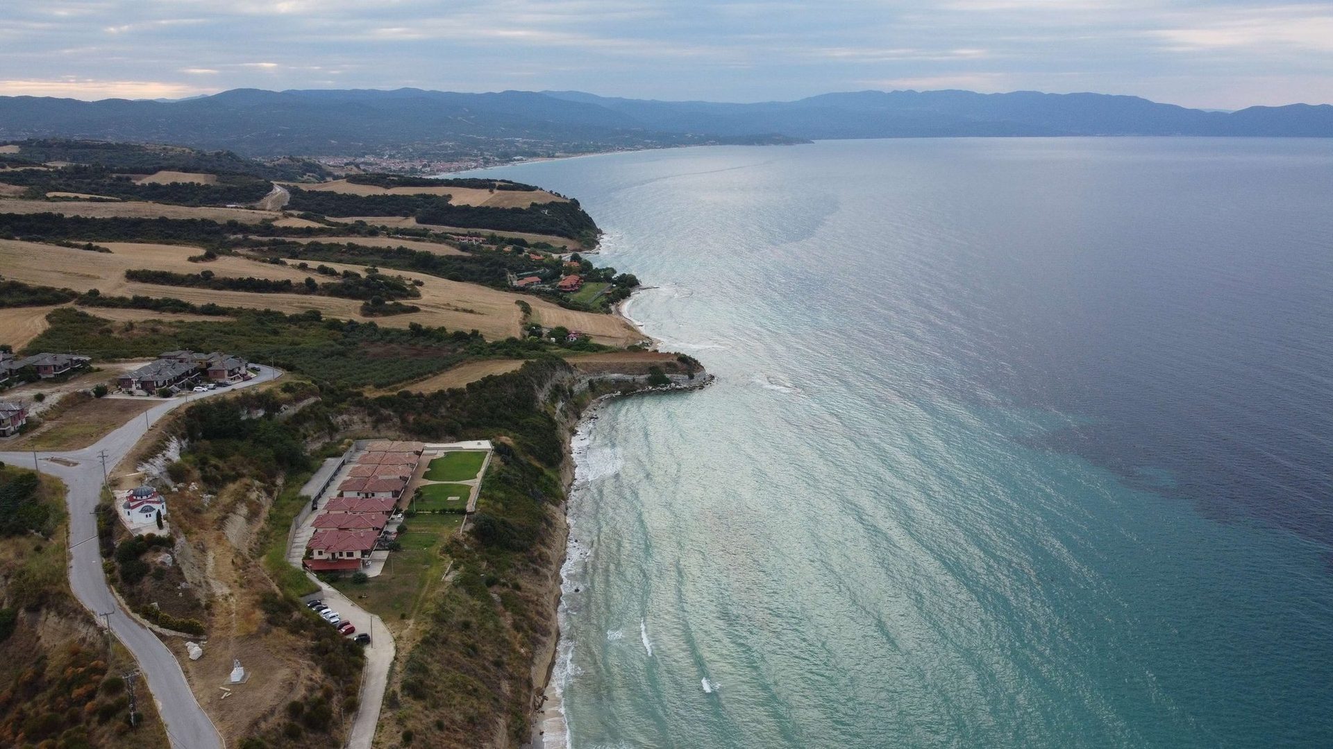 GV 400k SEA VIEW — drone θέα Νέα Ρόδα